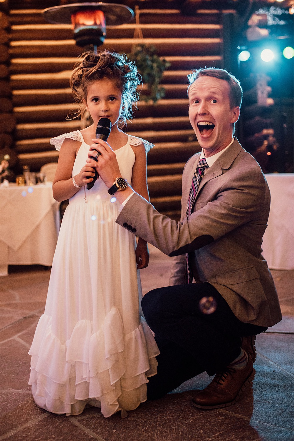 Cooper with Flower Girl